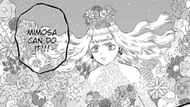 Mimosa Vermillion as seen in the Black Clover manga (Image via Shueisha)